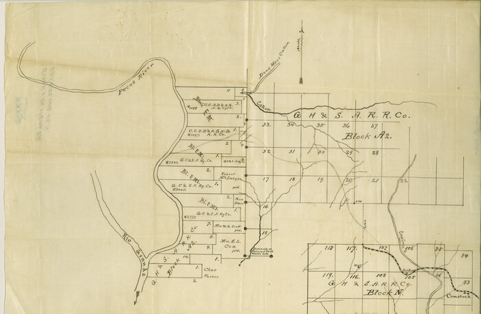 39096, Val Verde County Sketch File XXX3, General Map Collection