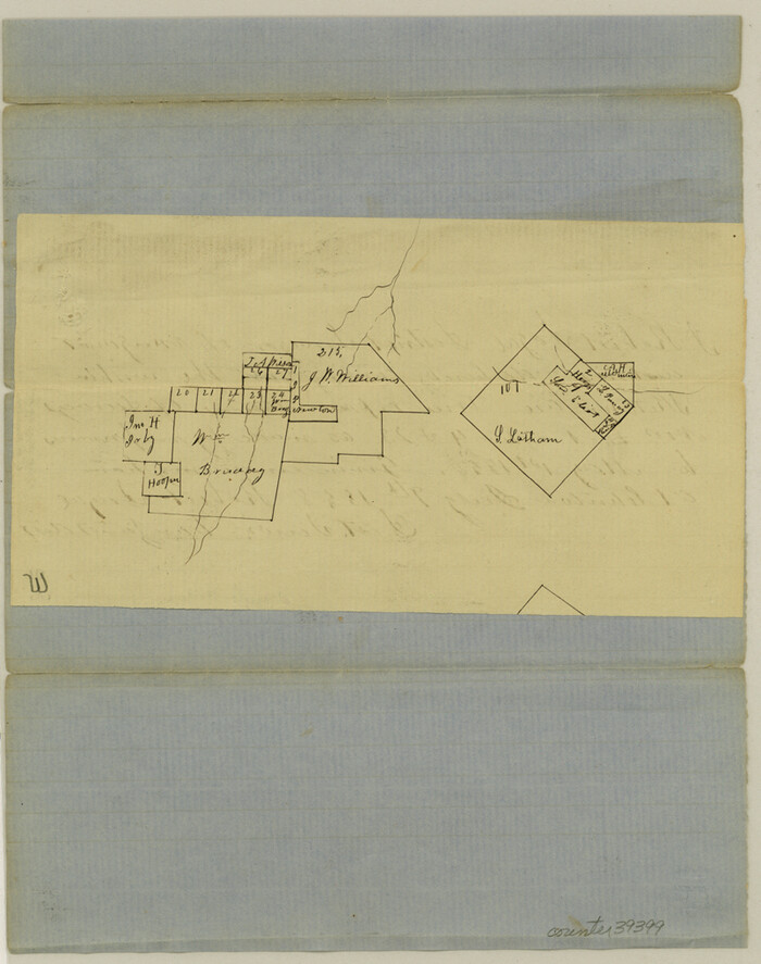 39399, Van Zandt County Sketch File 12, General Map Collection