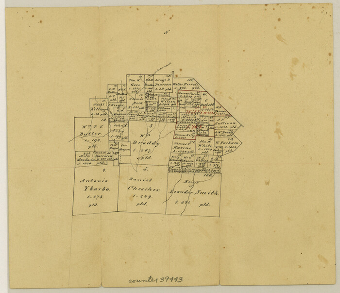 39443, Van Zandt County Sketch File 25, General Map Collection