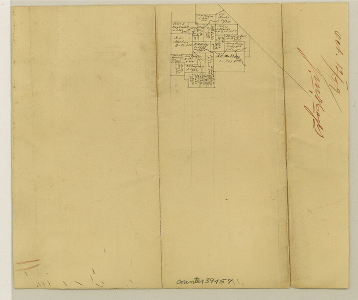39457, Van Zandt County Sketch File 29b, General Map Collection