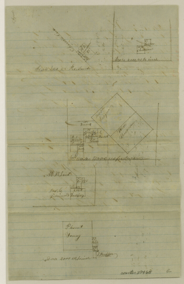 39465, Van Zandt County Sketch File 32, General Map Collection