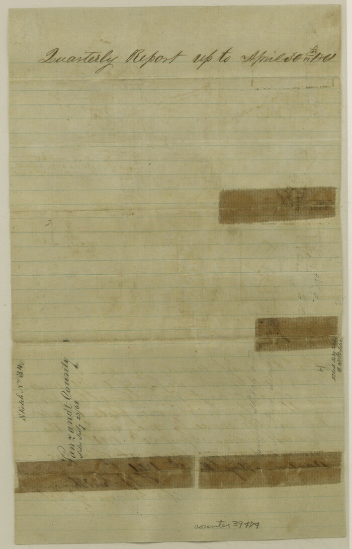 39474, Van Zandt County Sketch File 35, General Map Collection