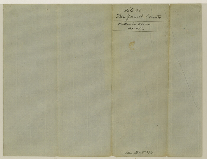 39478, Van Zandt County Sketch File 36, General Map Collection