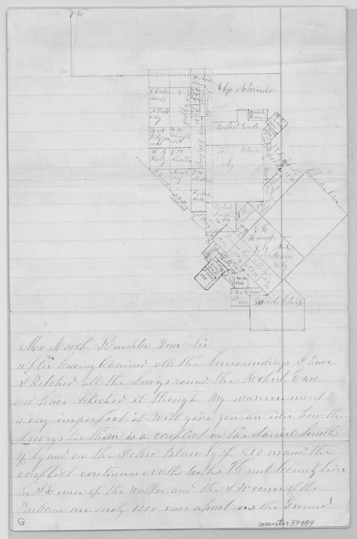 39489, Van Zandt County Sketch File 41, General Map Collection