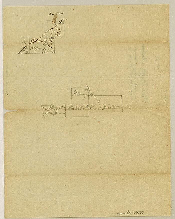 39499, Van Zandt County Sketch File 44, General Map Collection
