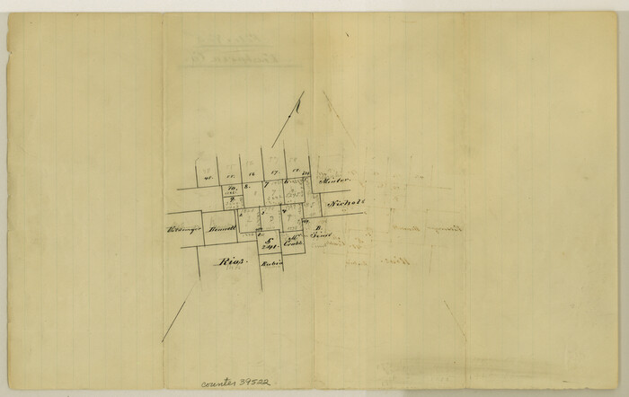 39522, Victoria County Sketch File 5a, General Map Collection