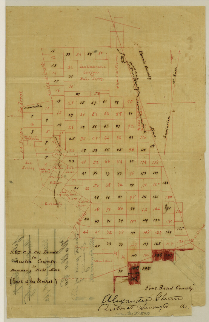 39598, Waller County Sketch File 3, General Map Collection