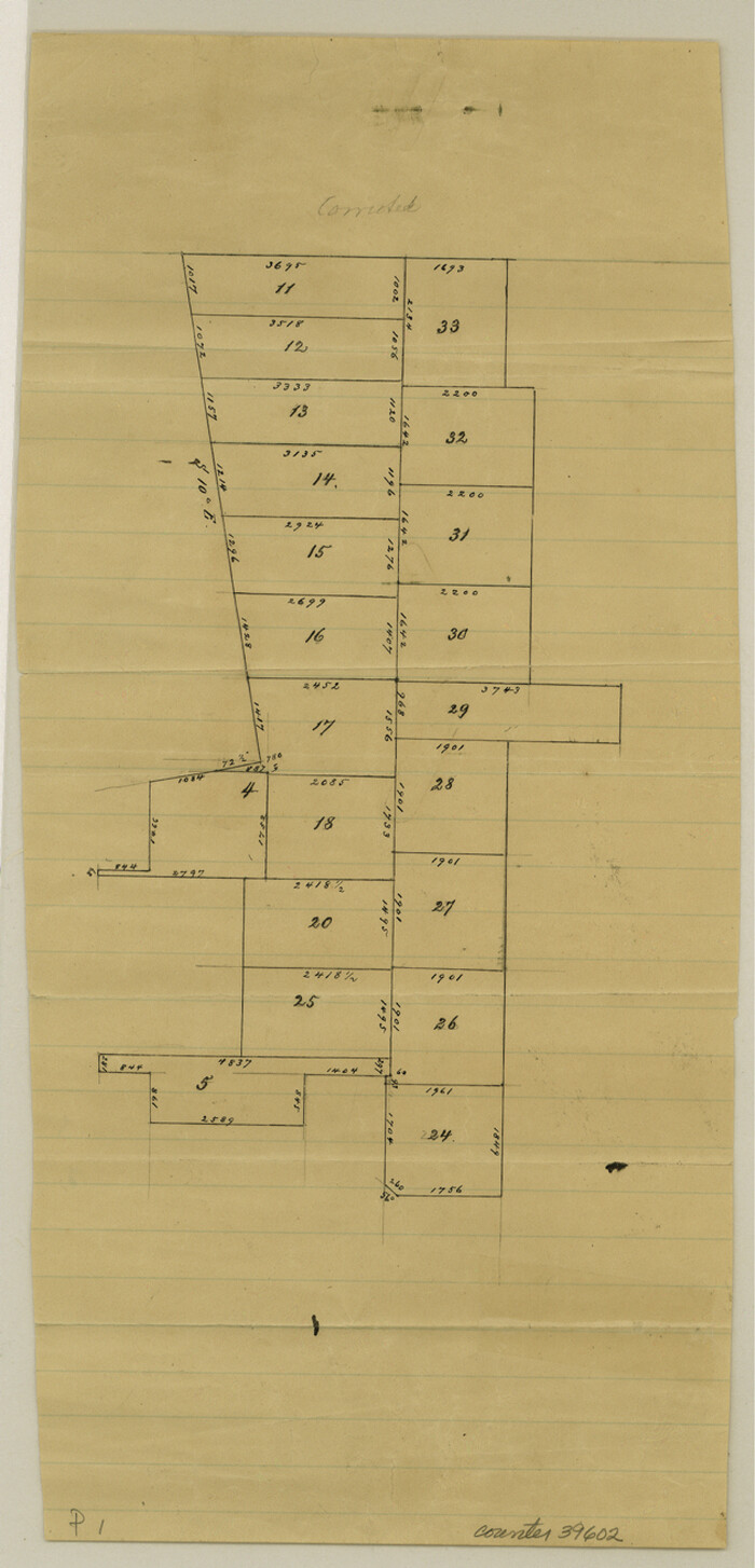39602, Waller County Sketch File 6, General Map Collection