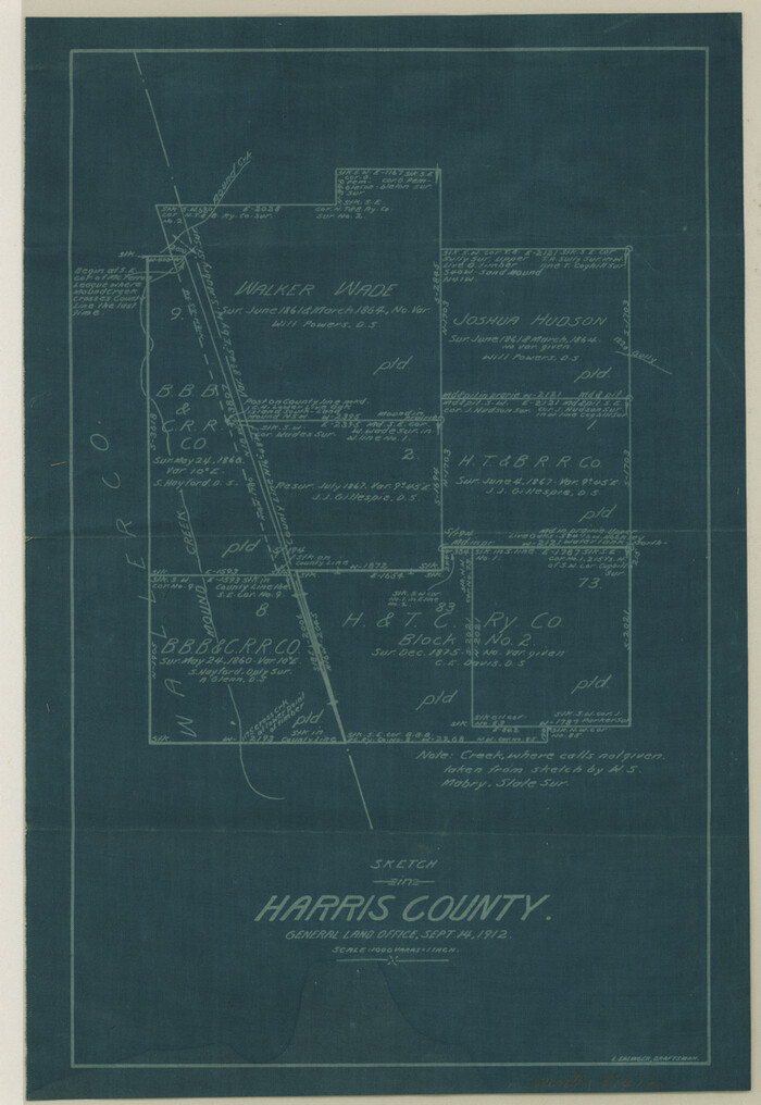 39612, Waller County Sketch File 10, General Map Collection