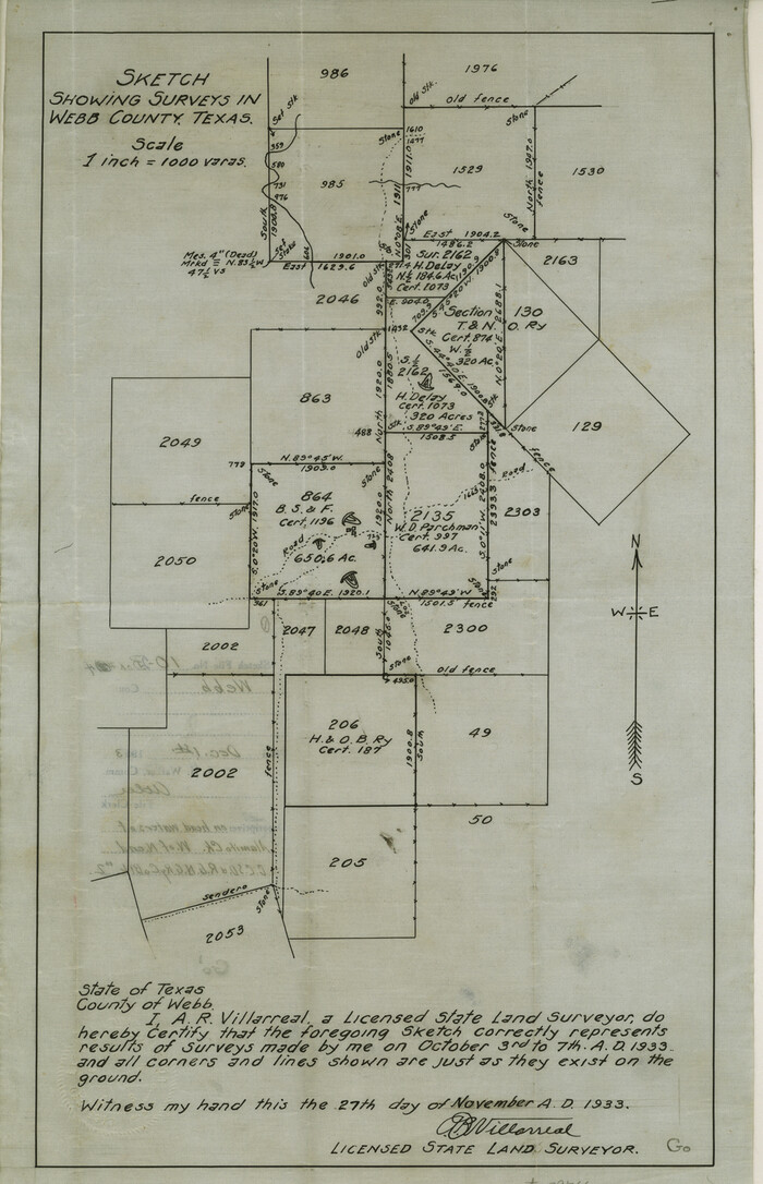 39766, Webb County Sketch File 10-2, General Map Collection
