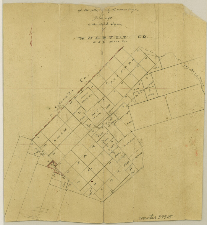 39915, Wharton County Sketch File 3, General Map Collection