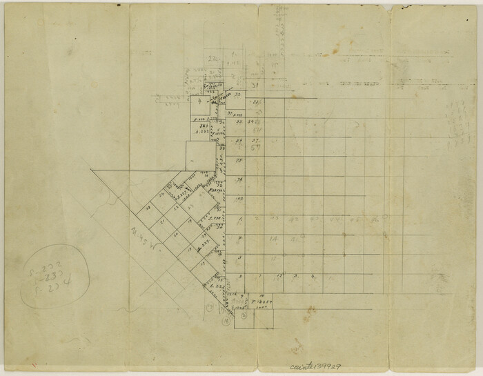39929, Wharton County Sketch File 9, General Map Collection