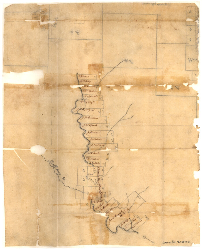 40030, Wichita County Sketch File 2, General Map Collection