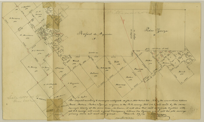 40330, Williamson County Sketch File 13a, General Map Collection