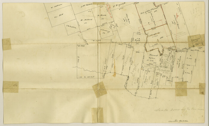 40332, Williamson County Sketch File 14, General Map Collection