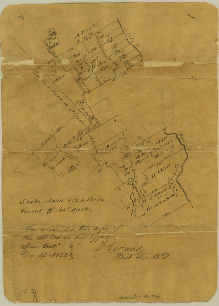 40396, Wilson County Sketch File 1, General Map Collection