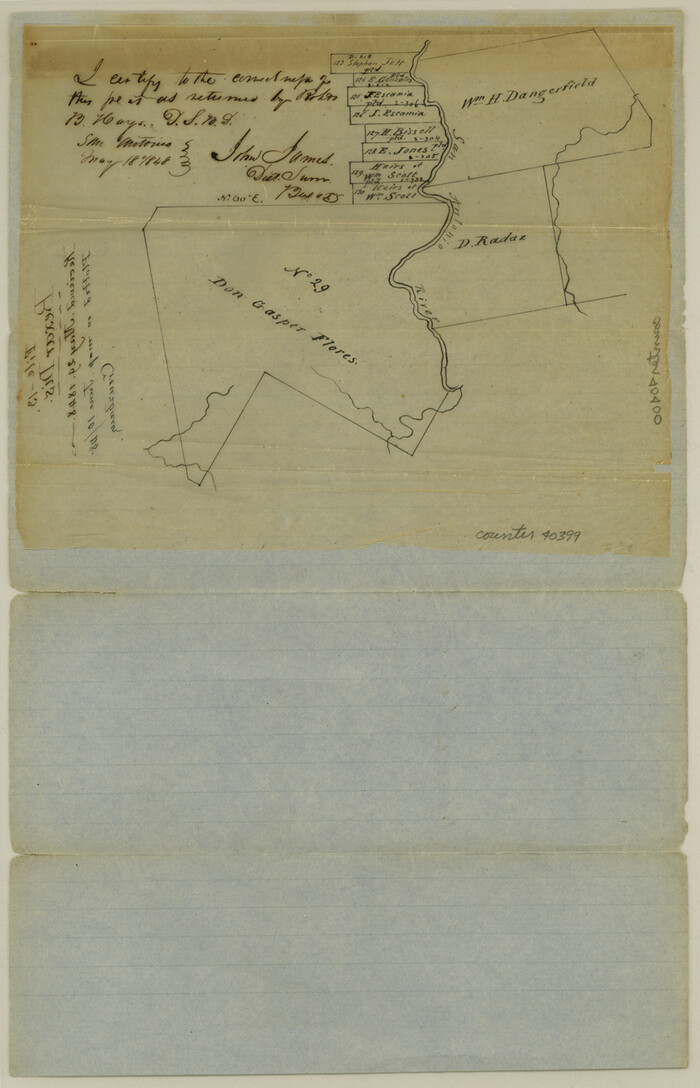 40399, Wilson County Sketch File 3, General Map Collection