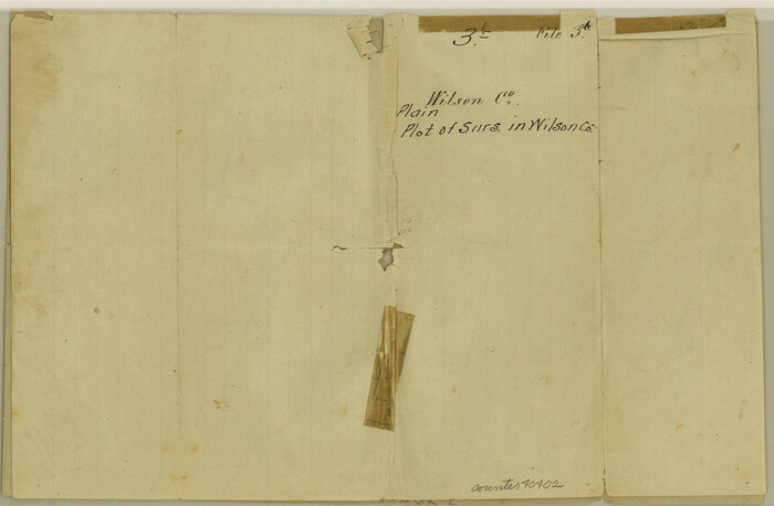 40402, Wilson County Sketch File 3b, General Map Collection