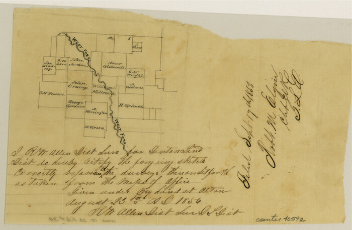 40592, Wise County Sketch File 34, General Map Collection