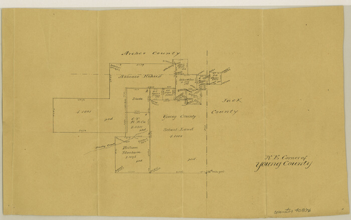 40876, Young County Sketch File 12, General Map Collection