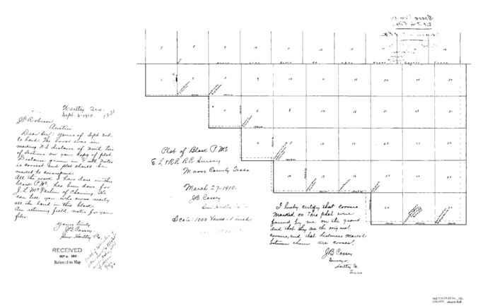 42128, Moore County Sketch File 10, General Map Collection