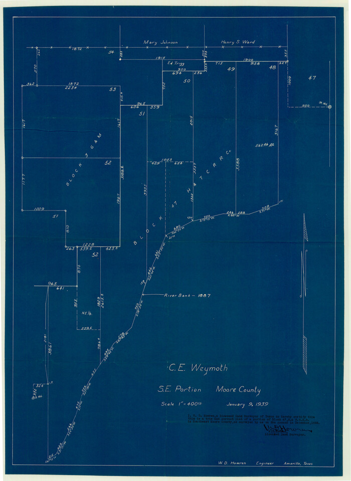 42130, Moore County Sketch File 12, General Map Collection