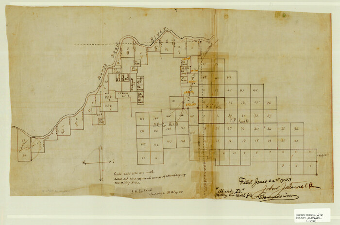 42134, Motley County Sketch File 2-D, General Map Collection