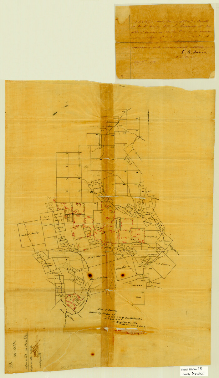 42156, Newton County Sketch File 15, General Map Collection