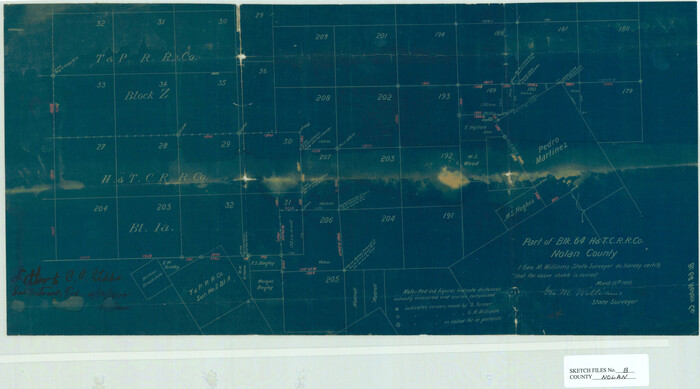 42171, Nolan County Sketch File B, General Map Collection