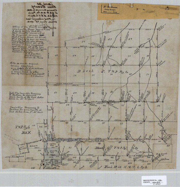 42173, Nolan County Sketch File D1, General Map Collection