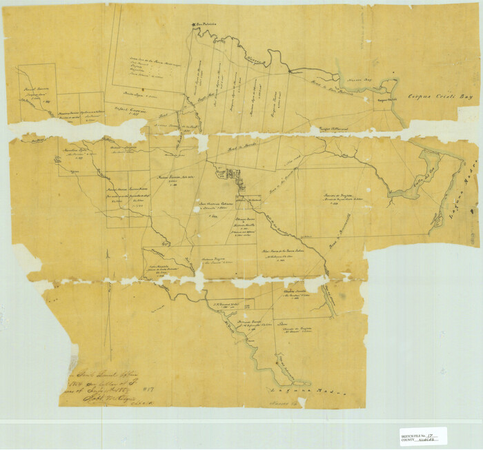 42180, Nueces County Sketch File 17, General Map Collection