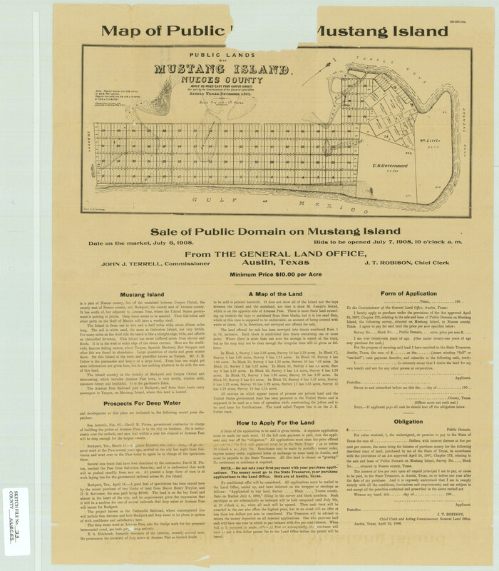 42188, Nueces County Sketch File 33, General Map Collection