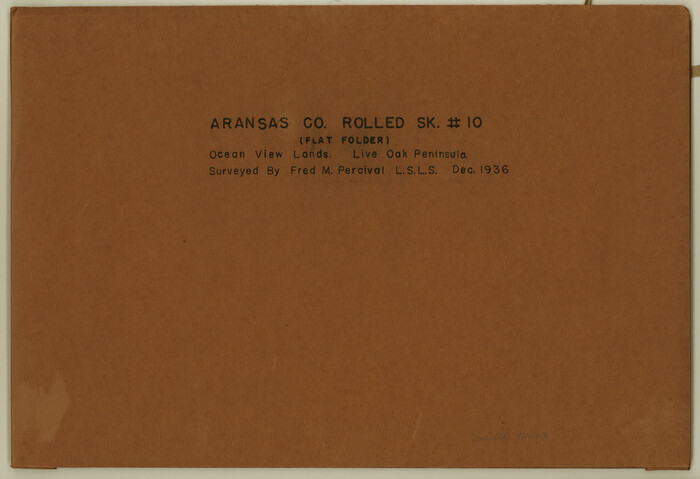 42208, Aransas County Rolled Sketch 10, General Map Collection