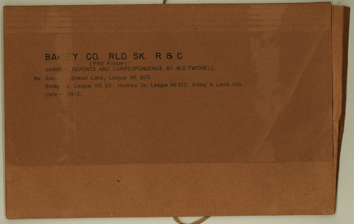 42350, Bailey County Rolled Sketch R and C, General Map Collection