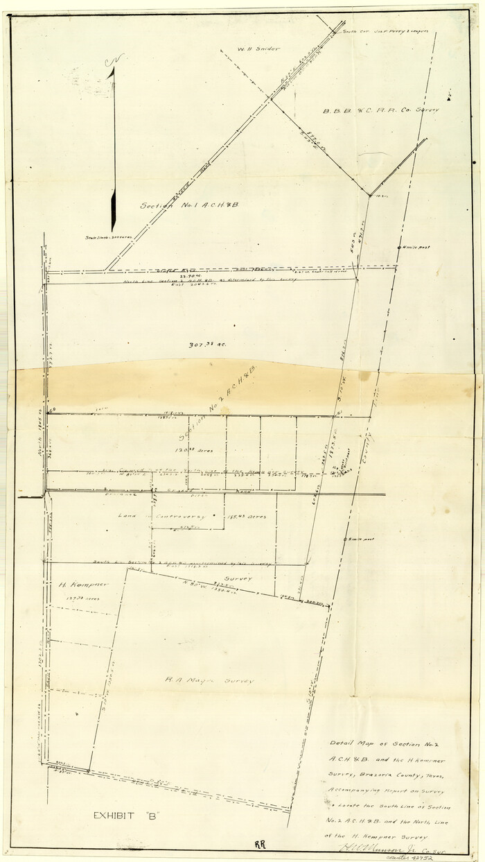 42752, Brazoria County Rolled Sketch 25B, General Map Collection