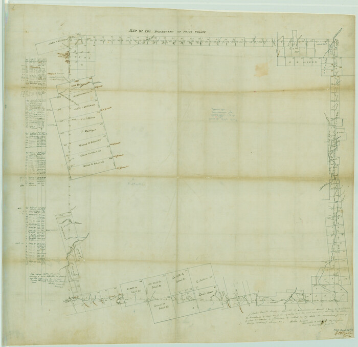 44358, Jones County Boundary File 1a, General Map Collection