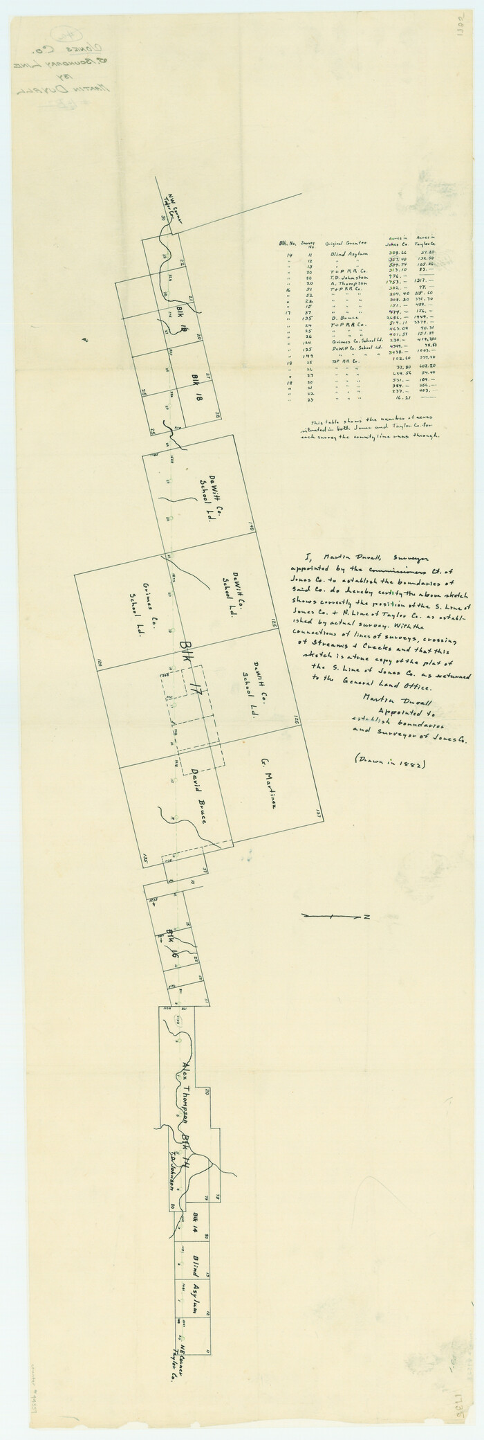 44359, Jones County Boundary File 1b, General Map Collection