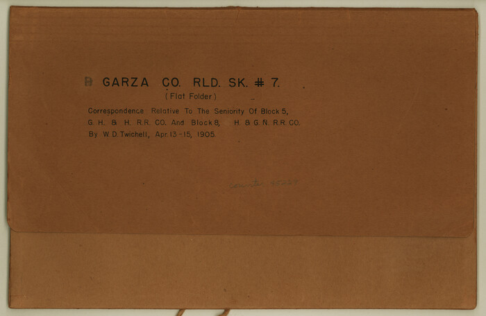 45229, Garza County Rolled Sketch 7, General Map Collection