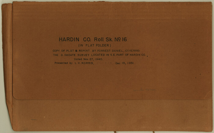 45750, Hardin County Rolled Sketch 16, General Map Collection