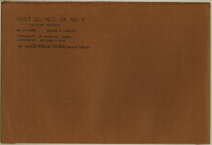 45992, Hunt County Rolled Sketch 4, General Map Collection