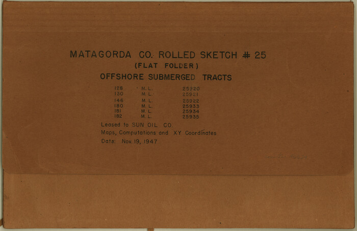 46624, Matagorda County Rolled Sketch 25, General Map Collection