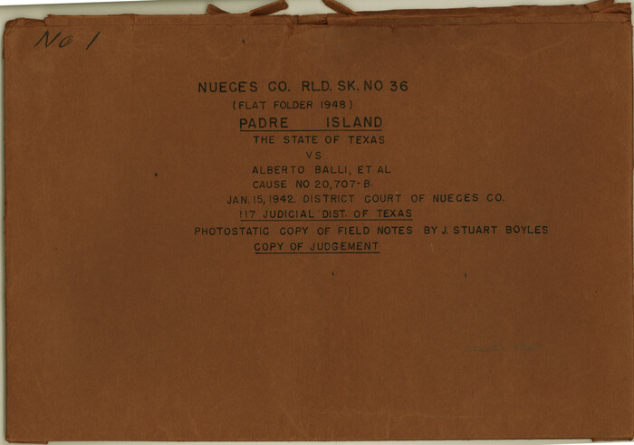47617, Nueces County Rolled Sketch 36, General Map Collection