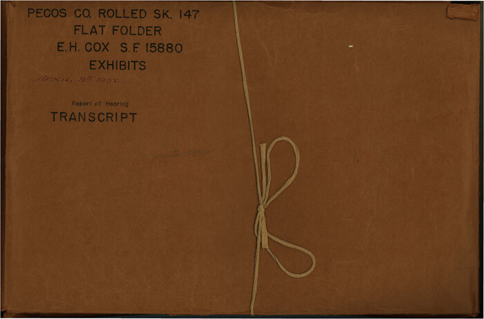 48414, Pecos County Rolled Sketch 147, General Map Collection