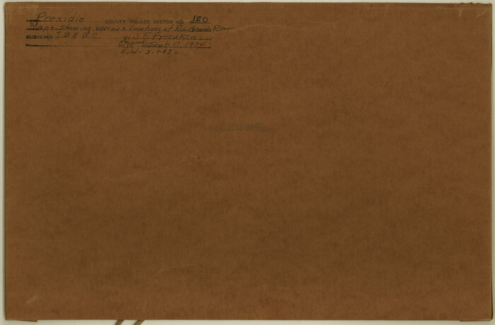 48816, Presidio County Rolled Sketch 120, General Map Collection