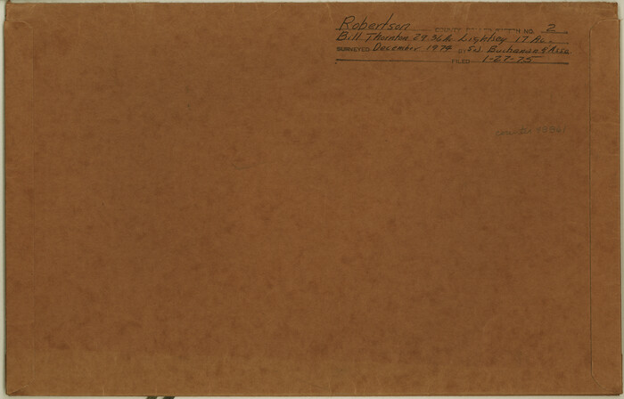 48861, Robertson County Rolled Sketch 2, General Map Collection
