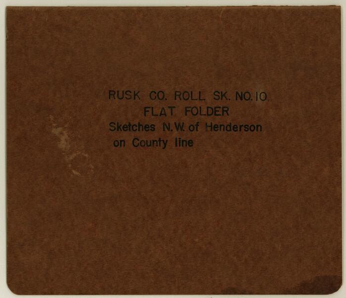 48864, Rusk County Rolled Sketch 10, General Map Collection