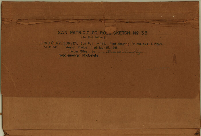 48874, San Patricio County Rolled Sketch 33, General Map Collection