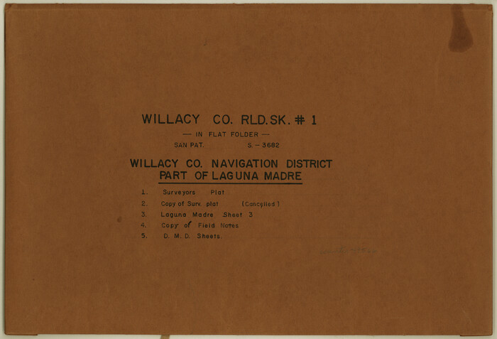 49566, Willacy County Rolled Sketch 1, General Map Collection