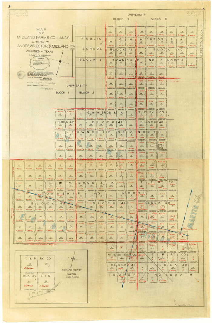 49723, Andrews County Boundary File 5, General Map Collection