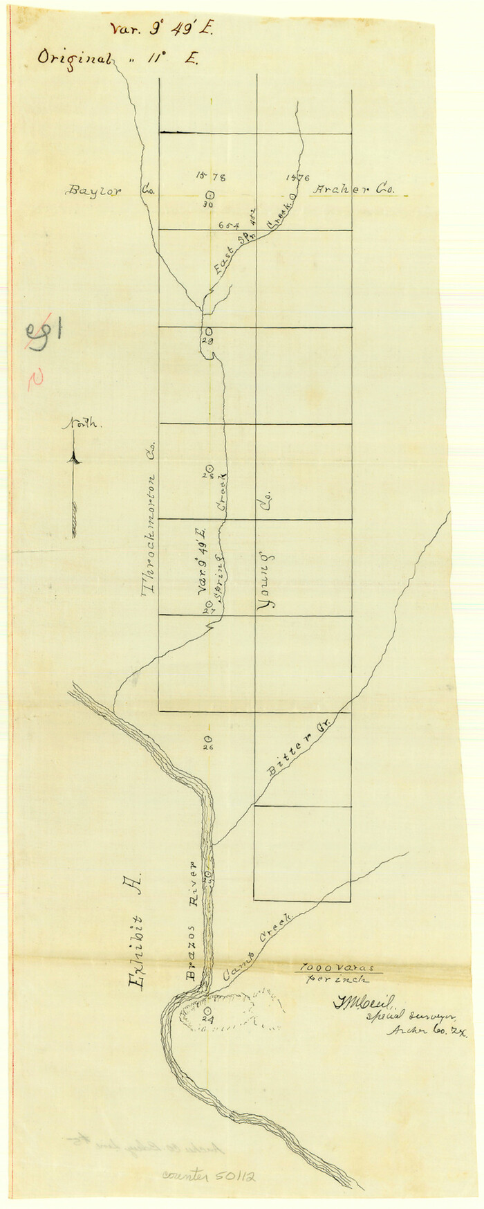 50112, Archer County Boundary File 5, General Map Collection